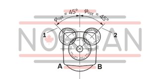 technical illustration-R902014064-Robust pump with long service life Very high total efficiency High power density Large variety of available nominal sizes allows exact adjustment to the application Optional with long-life bearings for the nominal size 250 Bent-axis design