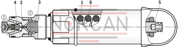 technical illustration-R901082849-2-way pressure reducing valve, direct operated