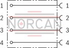 technical illustration-R900023126-Mating connector, connector 3-pole (2 + PE)