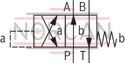 technical illustration-R900052521-Size 6, symbol C, hydraulically actuated