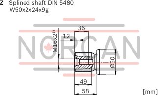 technical illustration-R902155652-Space-saving construction due to recessed mounting flange Easy to install, simply slide into the mechanical gearbox High power density Very high total efficiency High starting efficiency Optional with integrated pressure relief valve Optional with mounted addifitonal valve: counterbalance valve (BVD/BVE), flushing and boost-pressure valve Bent-axis design