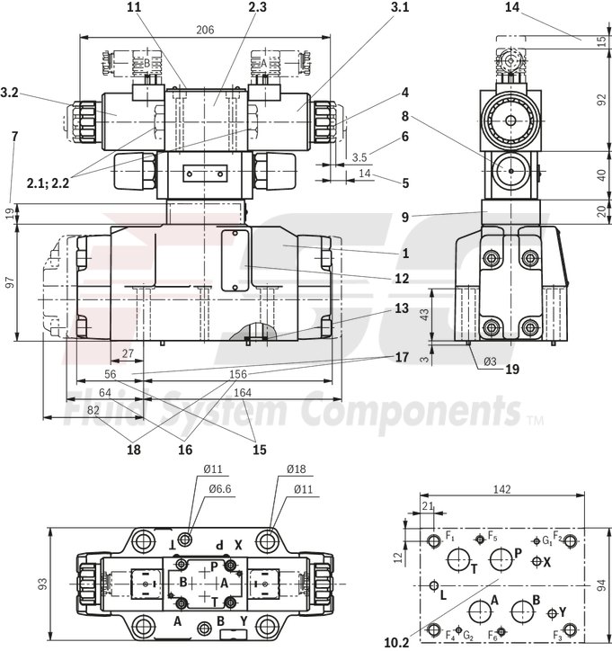 technical illustration-R978913649-Size 22, symbol E, electrical with solenoid, 110-120 V AC