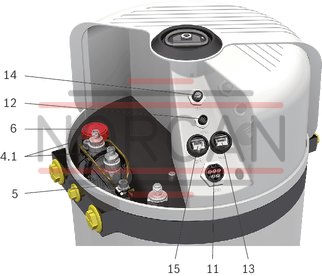 technical illustration-R901500009-Small hydraulic power unit for up to 1.5 kW with variable-speed drive