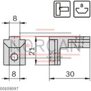 technical illustration-3842535578-Inner bracket, slot 8/8