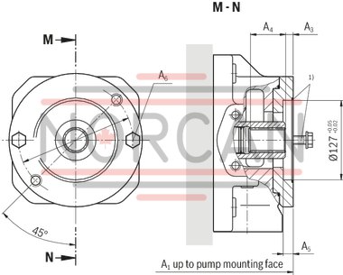 technical illustration-R901065969-Pump A4VSO with analog OBE