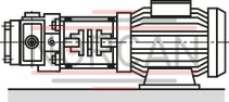 technical illustration-R900580382-Variable displacement pump, size 20 cm&sup3;, pressure 160 bar for industrial applications, open circuit