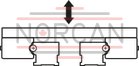 technical illustration-R190313210-The cam roller single bearing is characterized by the following product features: Format SKS, size 32, aluminum, accuracy economic, load class FN