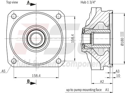 technical illustration-R987097394-Pump A10VSO BR31 with external analog electronics