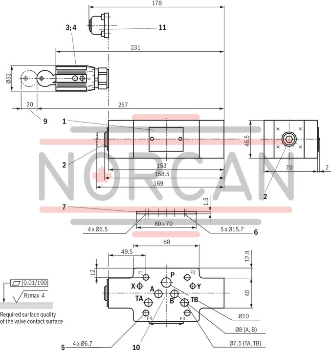 technical illustration-R900517812-Size 10, A1 → A2, B1 → B2 or A2 → A1, B2 → B1, mechanical