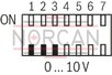 technical illustration-R978914789-Differential input, switchable from voltage to current input Additional non-isolated command value input Ramp generator, separately adjustable for upwards and downwards direction Cable break detection for current input 4 to 20&nbsp;mA Reverse polarity protection for the operating voltage Short-circuit protection and cable break detection of the solenoid conductor "Ready for operation" message Clocked power output stage
